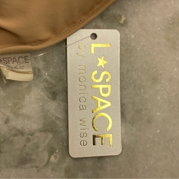 L*space bikini top NWT Nude with links sz Small size 4 size 6 - Picture 3 of 7